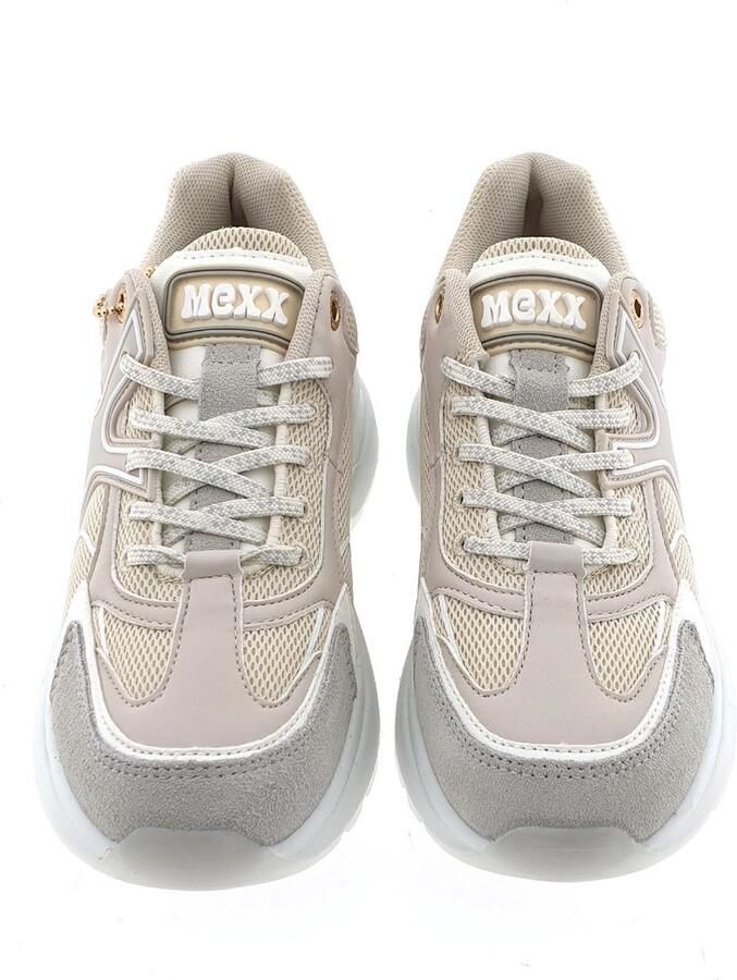 Mexx Beige Leren Sneaker voor Dames Beige Dames - Foto 5