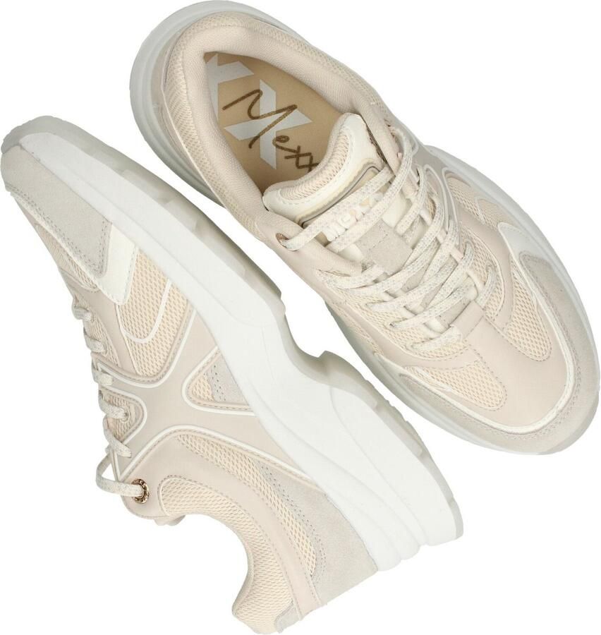 Mexx Beige Leren Sneaker voor Dames Beige Dames - Foto 3