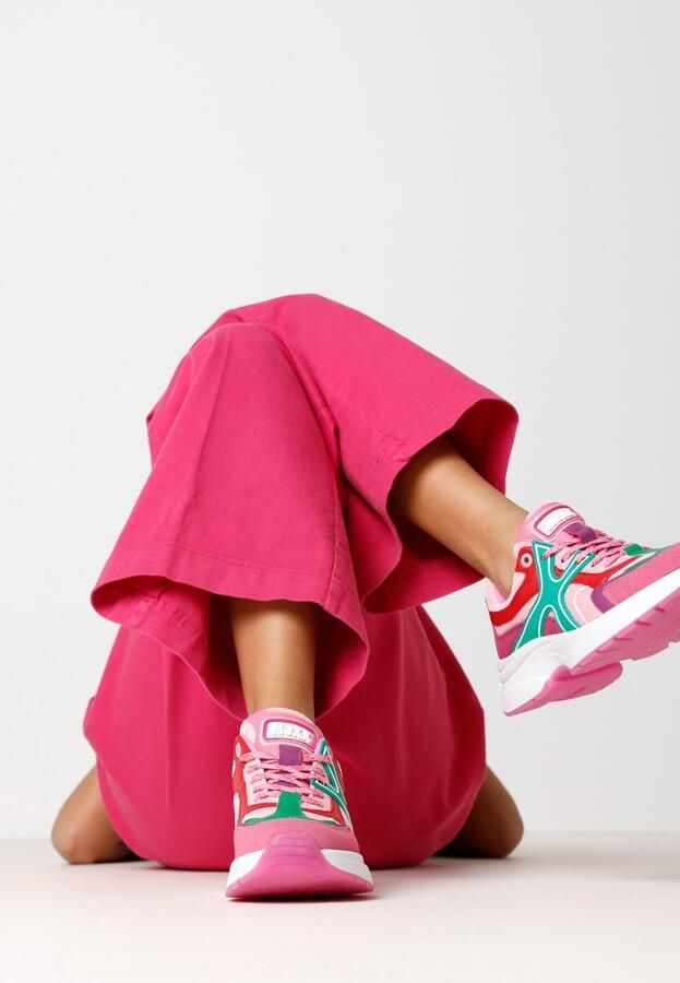 Mexx Loyce Lage sneakers Leren Sneaker Dames Paars - Foto 9