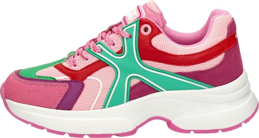 Mexx Loyce Lage sneakers Leren Sneaker Dames Paars - Foto 16