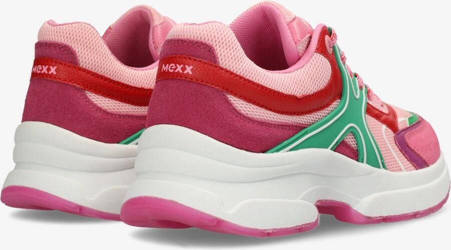 Mexx Loyce Lage sneakers Leren Sneaker Dames Paars - Foto 14