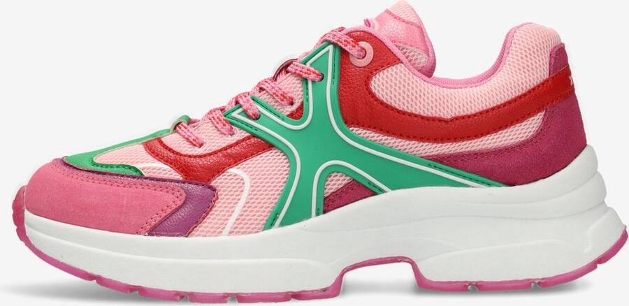 Mexx Loyce Lage sneakers Leren Sneaker Dames Paars - Foto 20