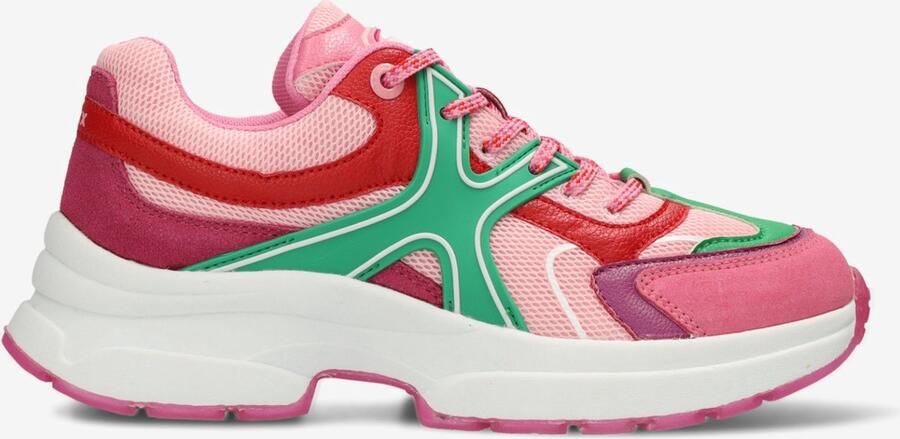 Mexx Loyce Lage sneakers Leren Sneaker Dames Paars - Foto 19