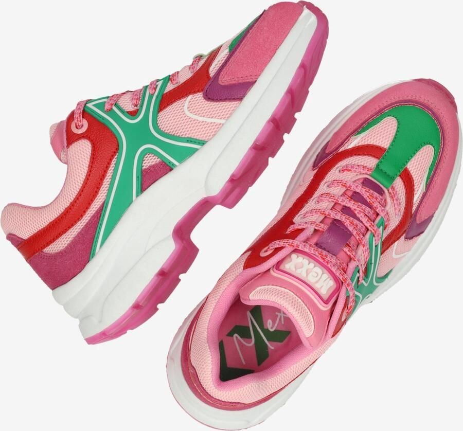 Mexx Loyce Lage sneakers Leren Sneaker Dames Paars - Foto 6