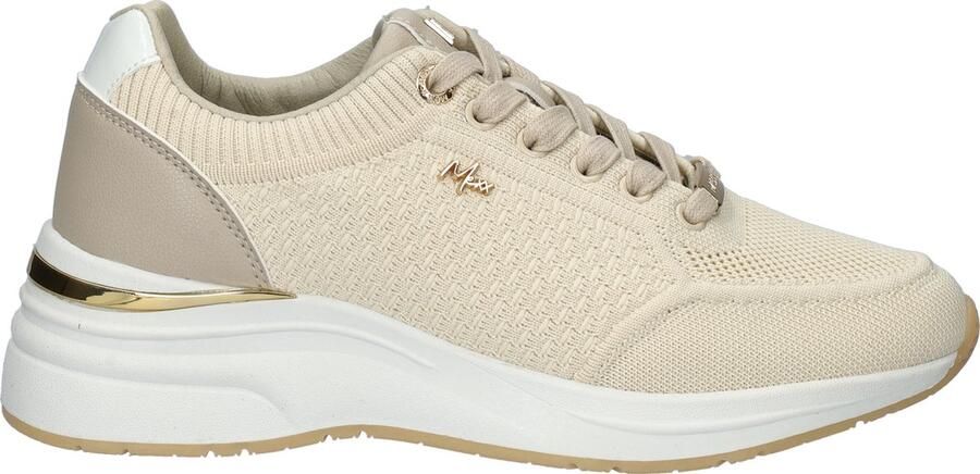 Mexx Lage Beige Textiel Sneakers Dames Beige Dames - Foto 2