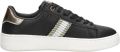 Mexx Sneaker Nura Dames Zwart Goud - Zwart