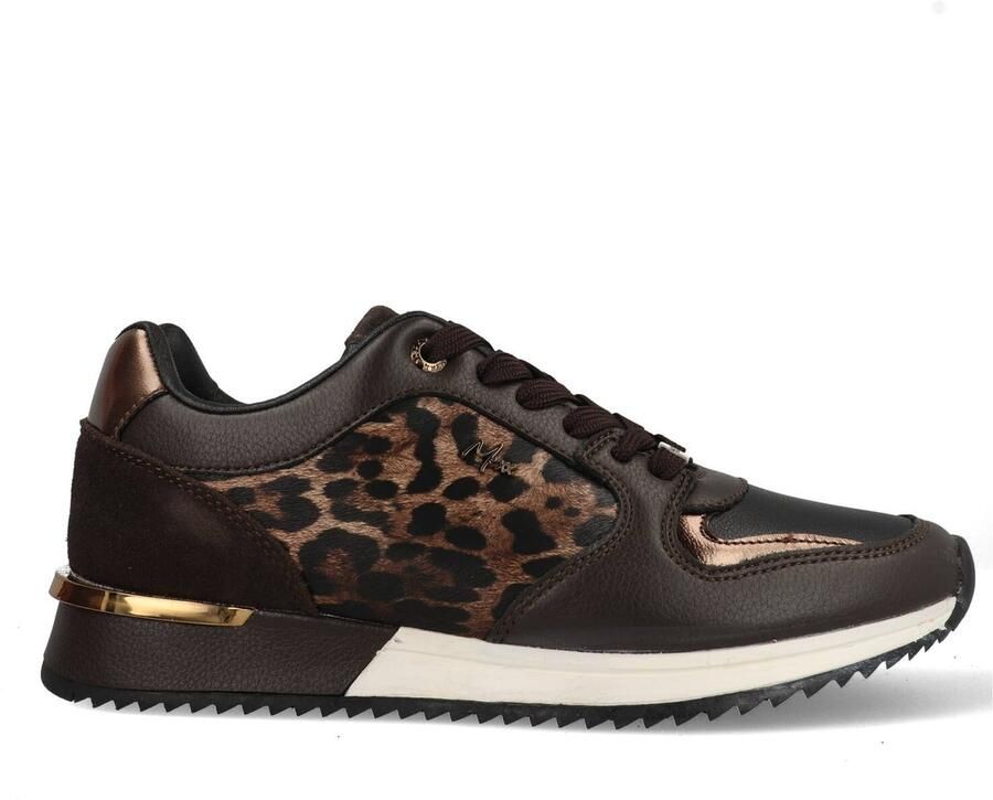 Mexx Sneakers Fleur Ellen MI001000953W-1101 Zwart Bruin