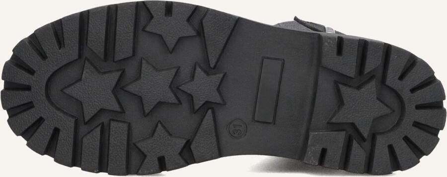 Mexx Kids XX825590-791 Meisjes Biker Boots Grijs Leer Veters - Foto 5