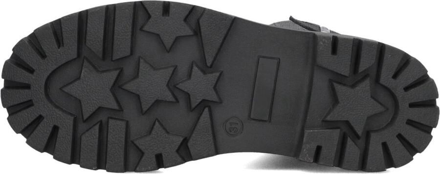 Mexx Kids XX825590-791 Meisjes Biker Boots Grijs Leer Veters - Foto 2