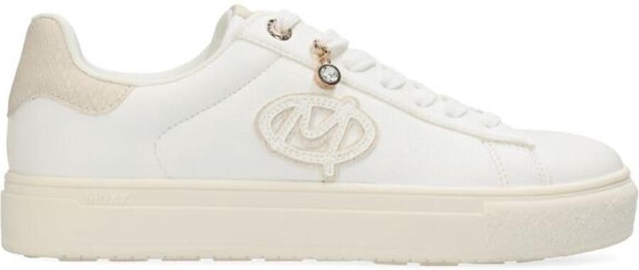 Mexx Dames Sneakers Tesi Rio Leren Lage sneakers Wit
