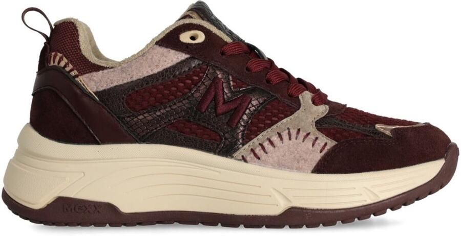 Mexx VANA SWITCH Sneaker-Burgundy Rood - Foto 1
