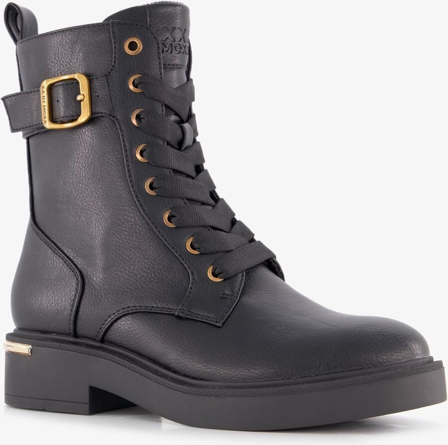 Mexx XX bij dames veterboots zwart