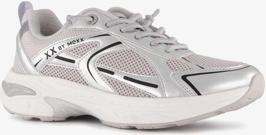 Mexx XX by dames dad sneakers zilverkleurig Uitneembare zool