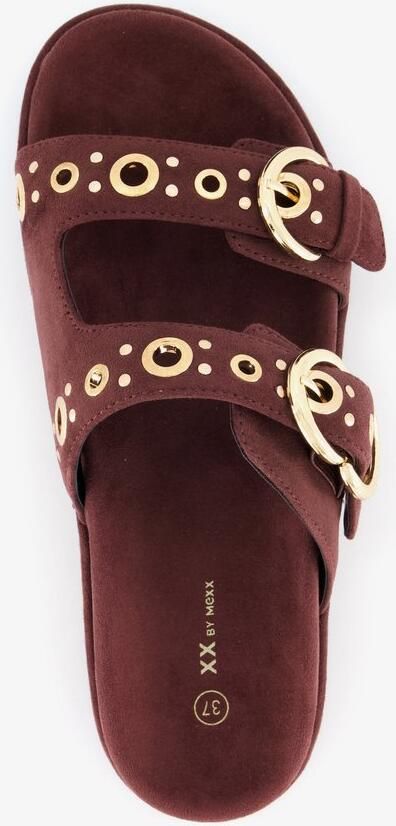 Mexx XX By dames slippers bordeaux rood
