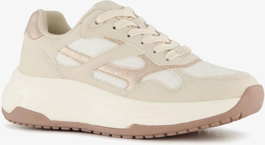 Mexx XX by dames sneakers beige Uitneembare zool