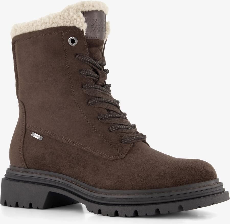 Mexx XX by gevoerde dames veterboots cognac