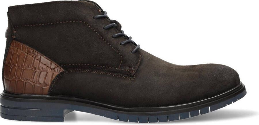 Mexx Mid Cut Harvey Mannen Donkerbruin Dames laarzen