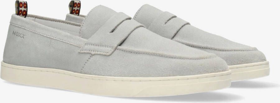 Mexx Lennon suède loafers lichtgrijs - Foto 2