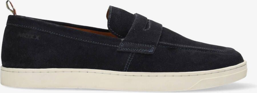 Mexx Lennon suède loafers donkerblauw