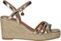 Mexx Noemi Pakina Sandalen Met Sleehak Dames Goudkleurig - Thumbnail 12