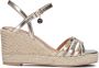 Mexx Noemi Pakina Sandalen Met Sleehak Dames Goudkleurig - Thumbnail 11