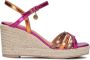Mexx Noemi Pakina Sandalen Met Sleehak Dames Paars - Thumbnail 7