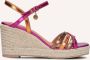 Mexx Noemi Pakina Sandalen Met Sleehak Dames Paars - Thumbnail 2