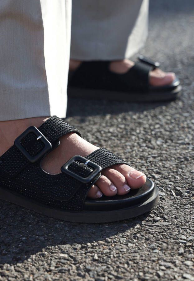 Mexx Noraia Slippers Dames Zwart