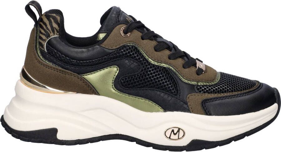 Mexx Sneakers Palma Ora MI001002653W-7100 Groen Zwart