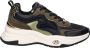Mexx Sneakers Palma Ora MI001002653W-7100 Groen Zwart - Thumbnail 1