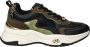 Mexx Sneakers Palma Ora MI001002653W-7100 Groen Zwart - Thumbnail 1