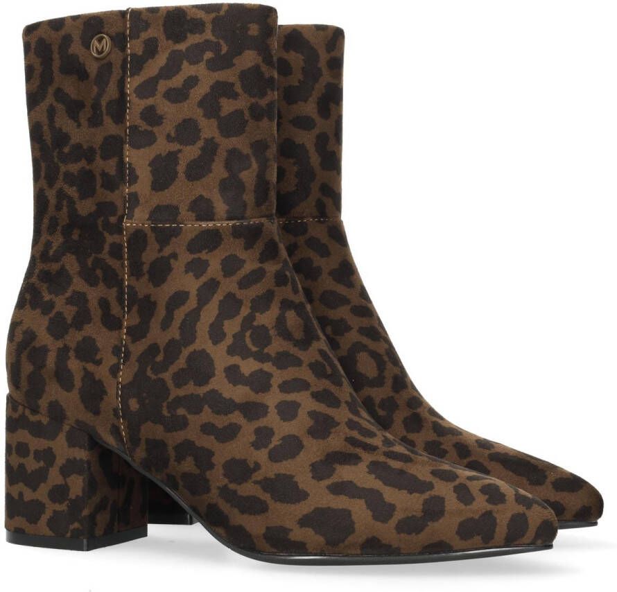 Mexx Pam Mila Heeled Ankle Boot Brown Dames