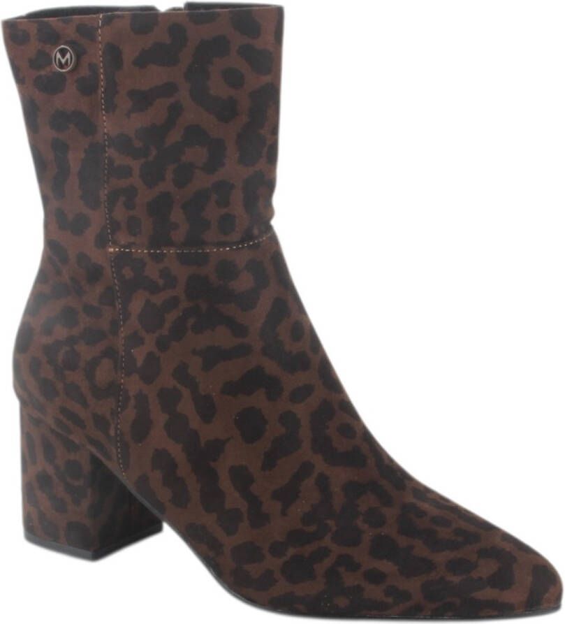 Mexx Pam Mila Heeled Ankle Boot Brown Dames