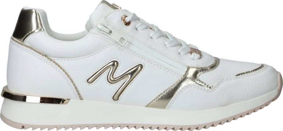 Mexx Parfait Kitsch Sneakers Leren Sneaker Dames Goud