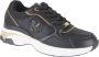 Mexx Paulita Love Dames Sneakers Zwart Black Dames - Thumbnail 1