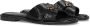 Mexx Raissa Parrot leren slippers zwart - Thumbnail 2