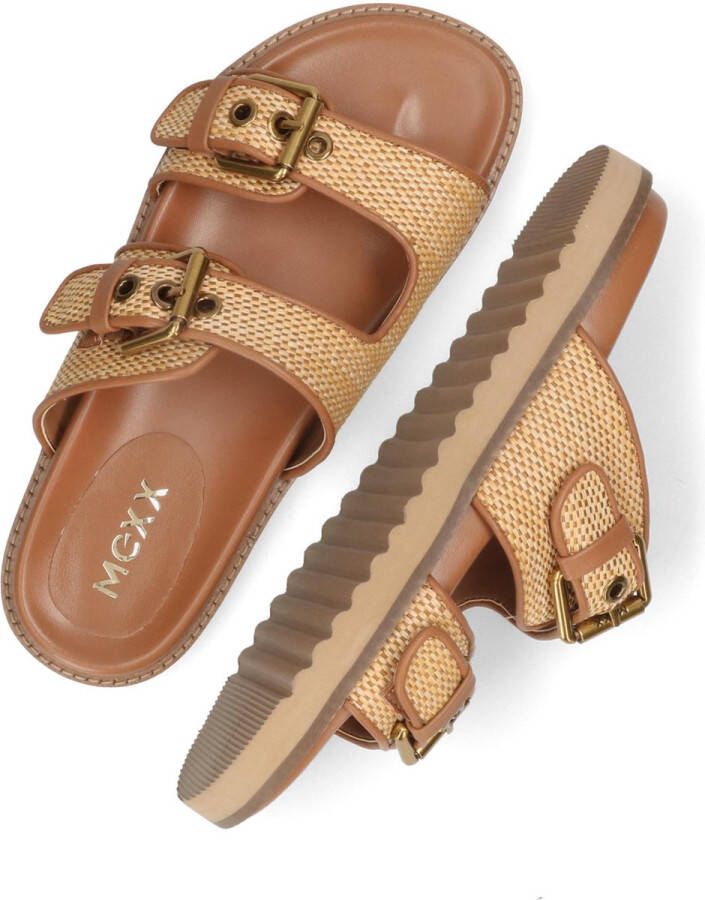 Mexx Reilly Penny Slippers Dames Bruin