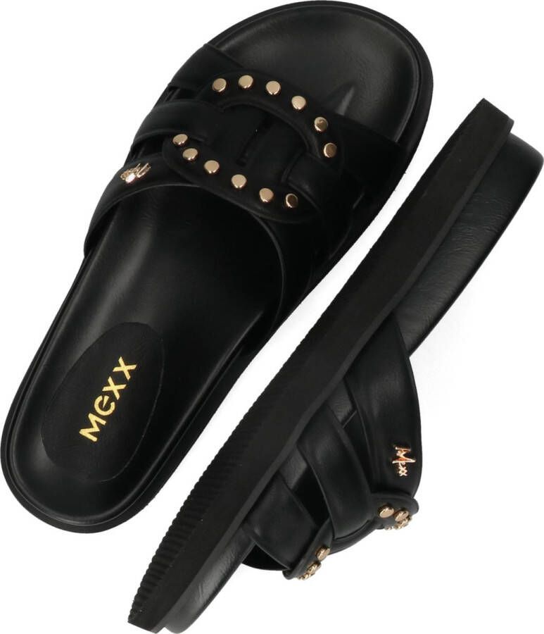 Mexx Romy Phoenix Slippers Dames Zwart