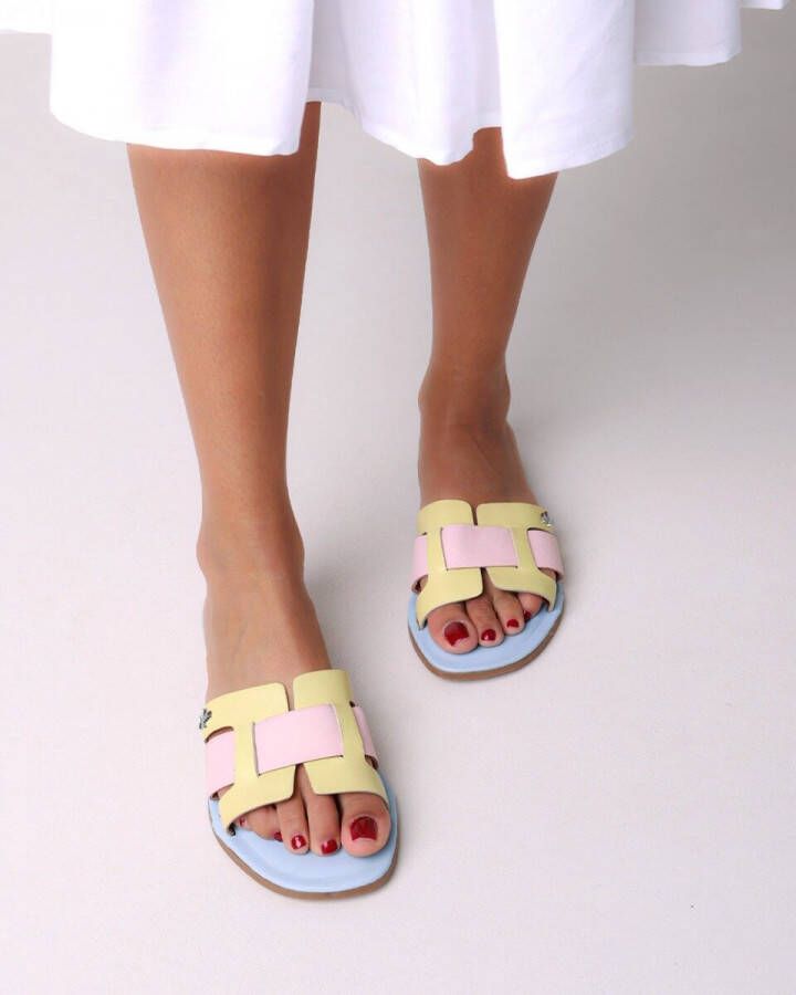 Schoenen damesschoenen Sandalen Slippers & Teenslippers Multi Color Sparkly Gelei 