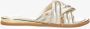 Mexx Twisted Gold Slippers Natalya Yellow Dames - Thumbnail 10