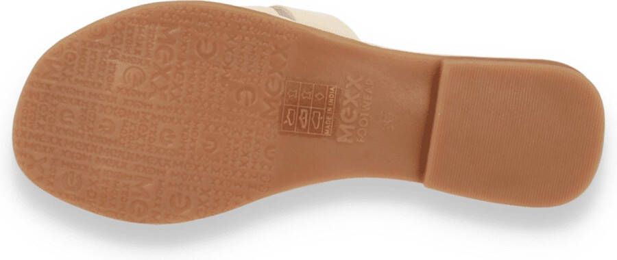 Mexx Dames Slipper Sandal Nikki Lamb BEIGE