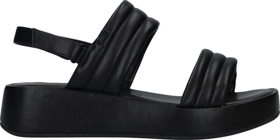 Mexx Zwarte Platform Sandaal voor Dames Black Dames