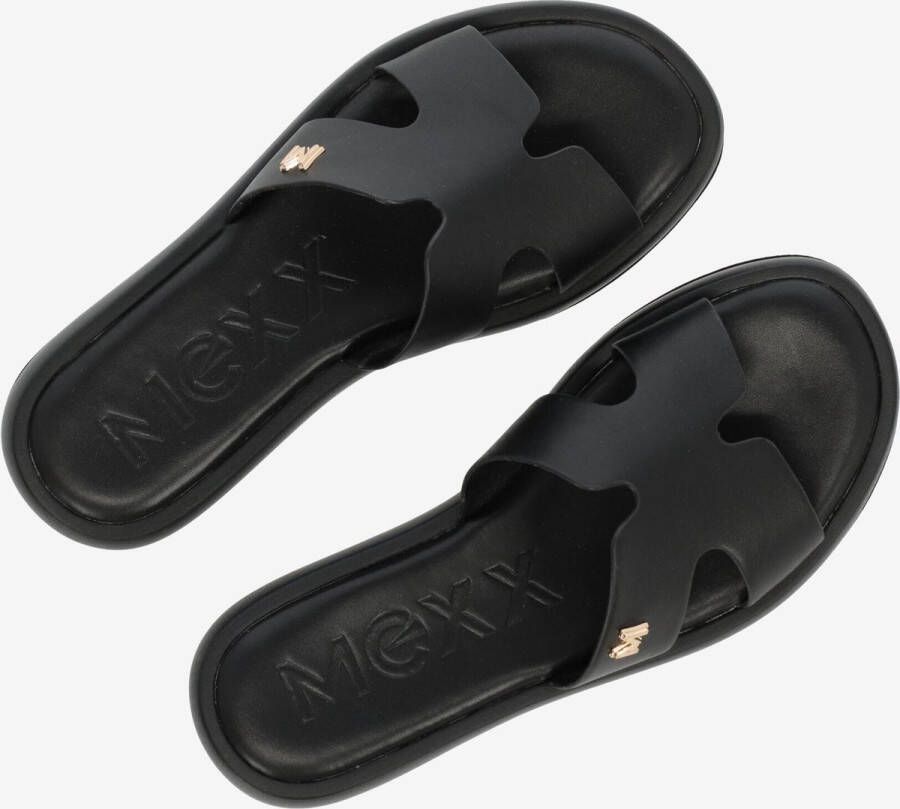 Mexx Slipper Lotus Dames Zwart