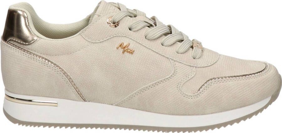 Mexx Beige Reptielenprint Lage Sneakers Beige Dames - Foto 4