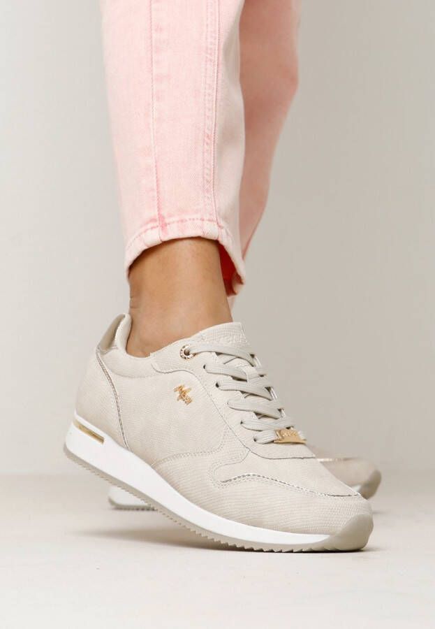 Mexx Beige Reptielenprint Lage Sneakers Beige Dames - Foto 2