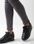 Mexx Sneaker Eke Zwart Met Zwarte Zool Dames - Thumbnail 2