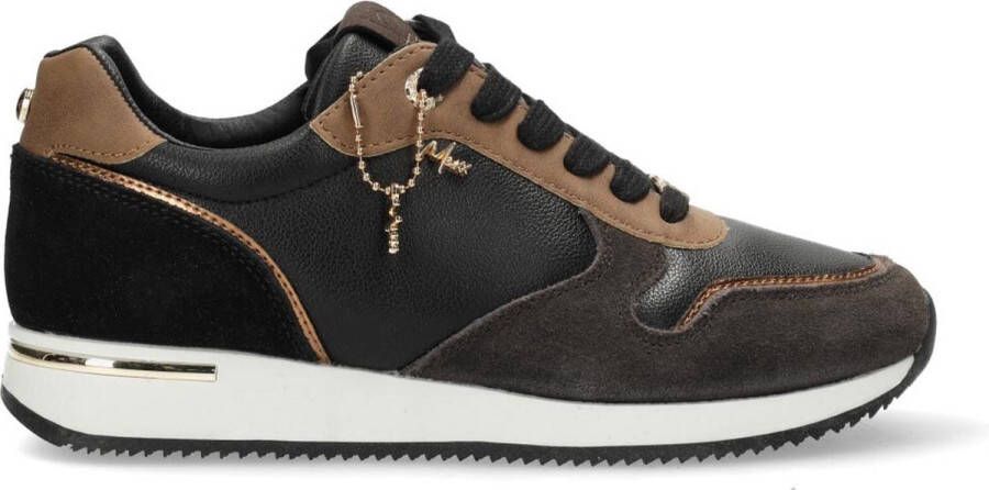 Mexx Sneaker Eke Zwart Bruin Dames Sneakers - Foto 1