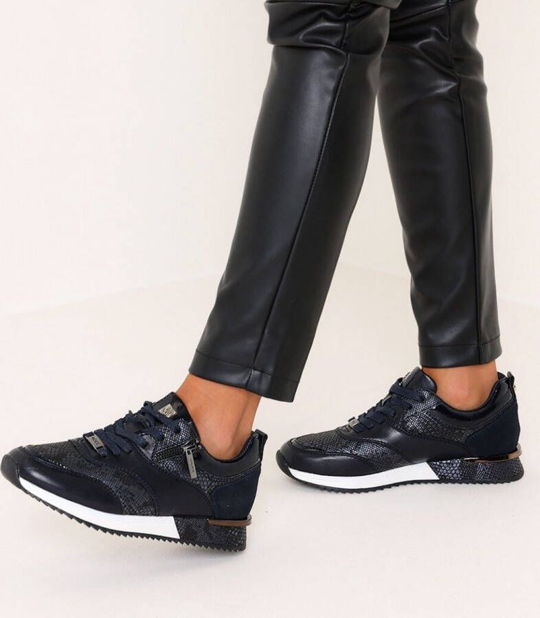 Mexx Sneaker Finni Navy Dames Sneakers - Schoenen.nl