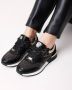 Mexx Sneaker Finni Zwart Goud Dames Sneakers - Thumbnail 1