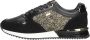 Mexx Sneaker Fleur Zwart Dames Sneakers - Thumbnail 3